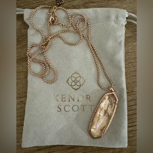 Rose Gold Kendra Scott Necklace